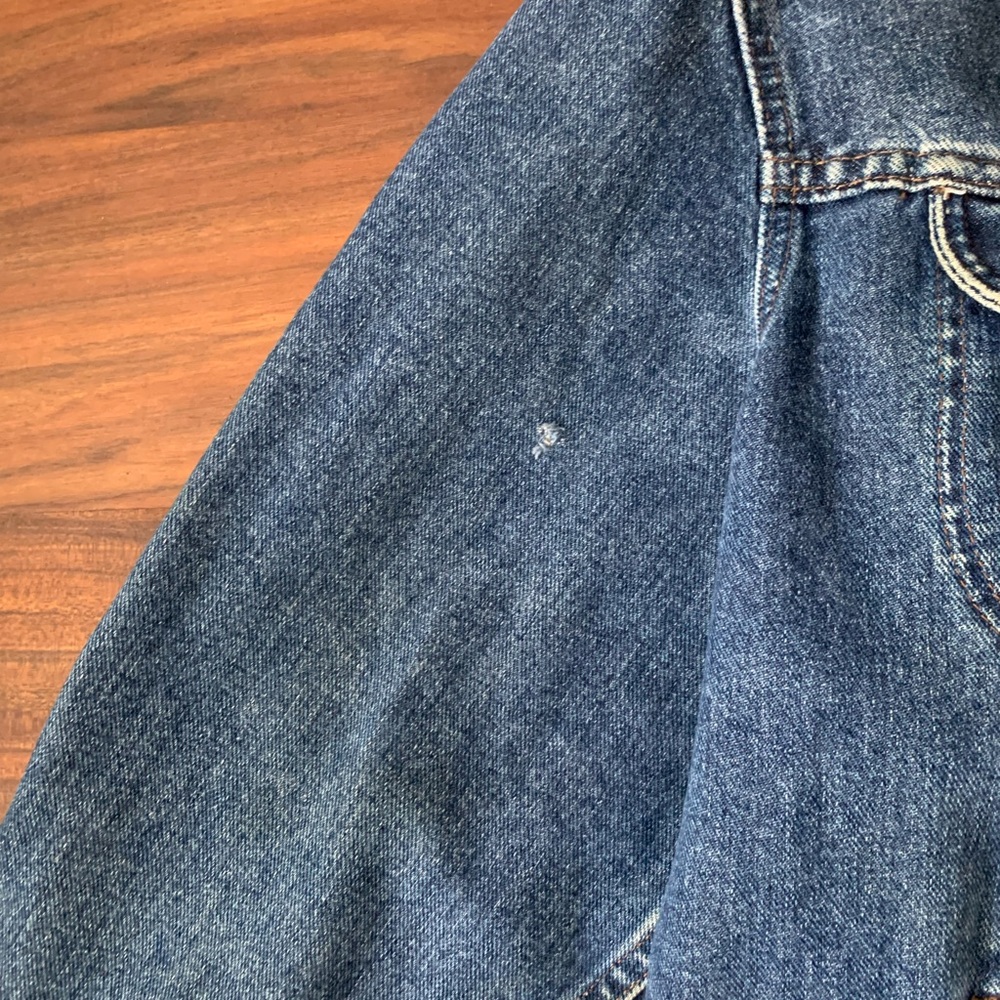 Vintage men’s Lee jean jacket..nicely worn in. - Picture 3 of 8